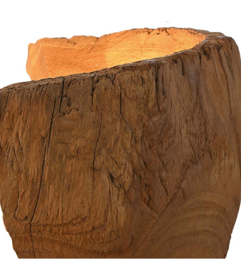 Wadiga Applique Murale En Teck 30x15x34cm