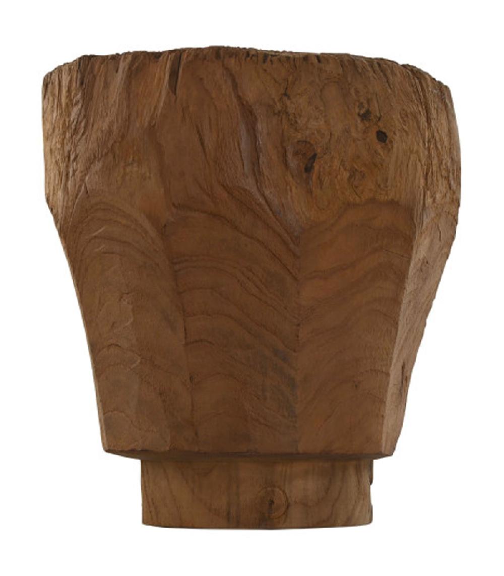 wadiga Applique murale en teck 30x15x34cm