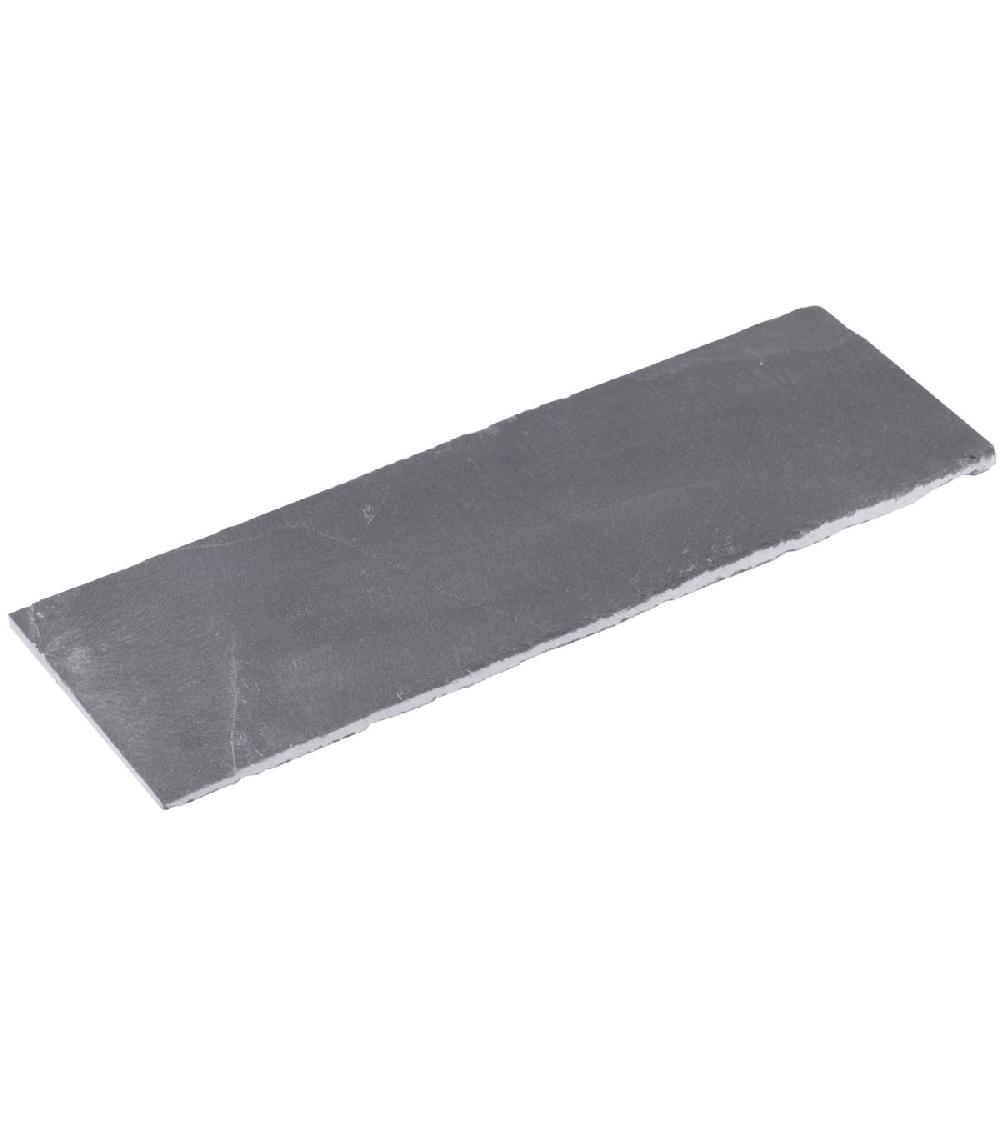 wadiga Assiette en ardoise rectangulaire - 10x30cm