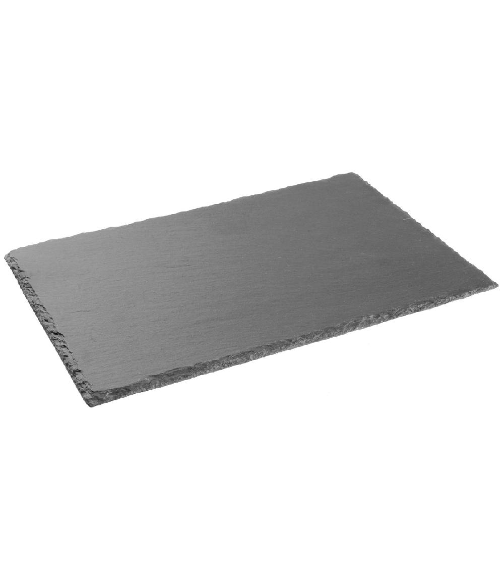 wadiga Assiette en Ardoise Rectangulaire - 20x30cm