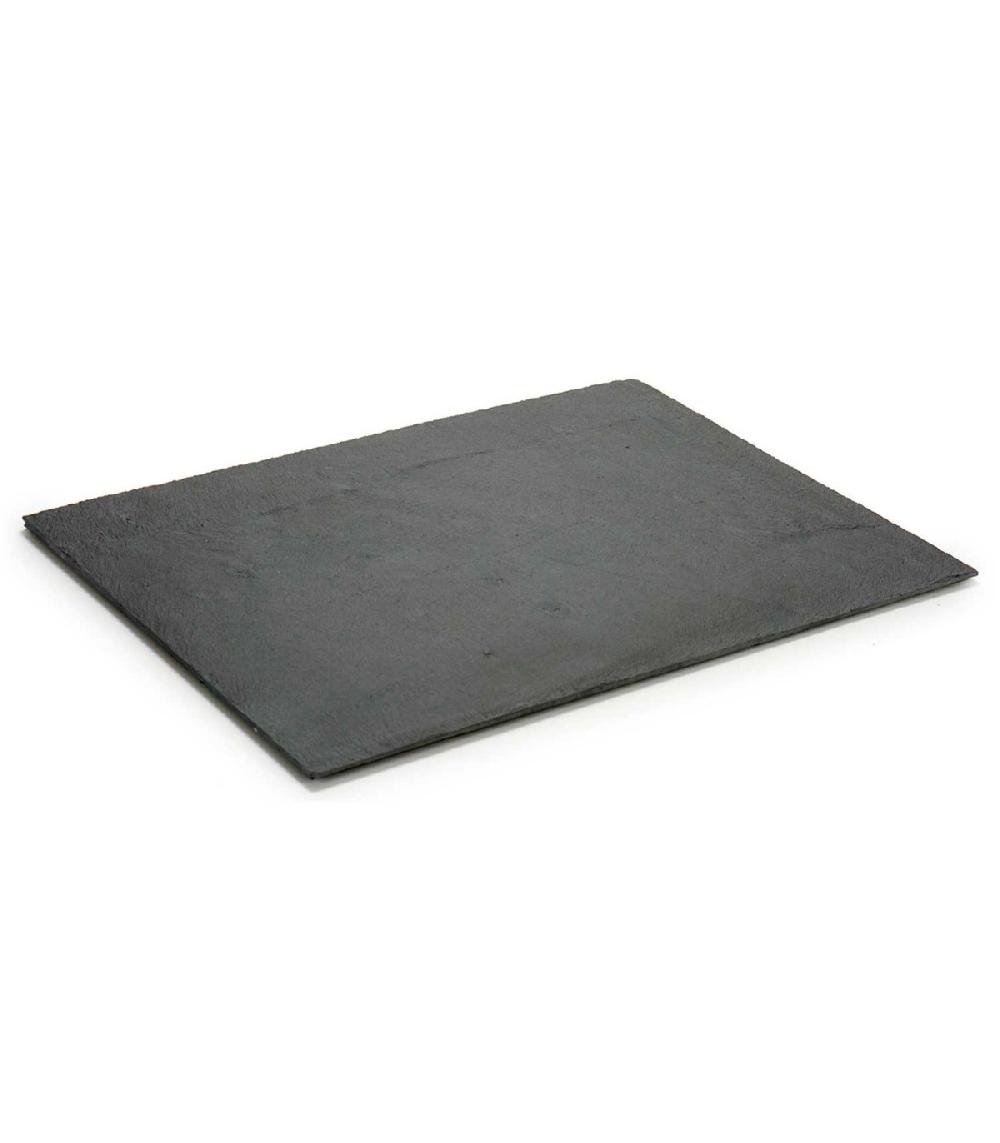 wadiga Assiette en Ardoise Rectangulaire - 30x40cm