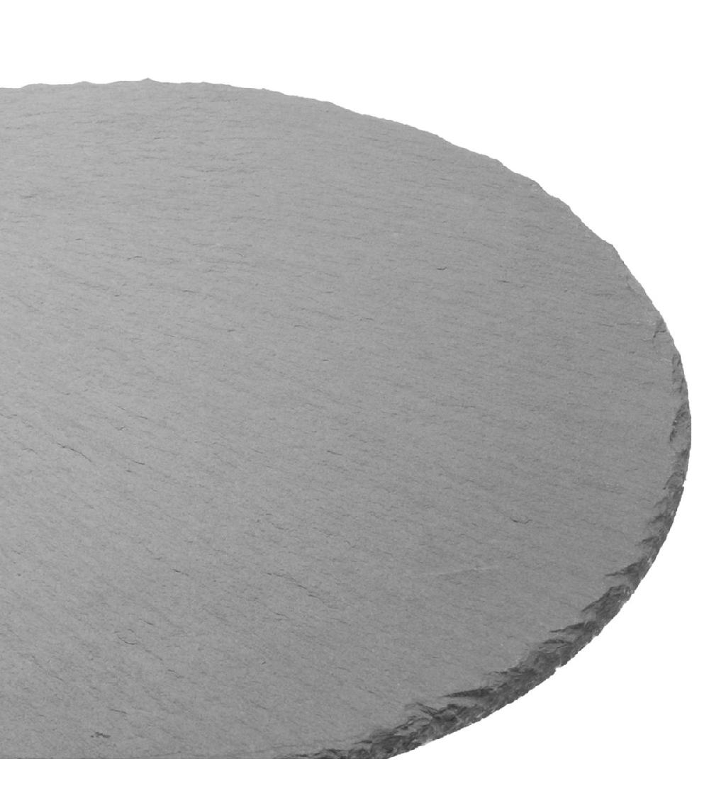 Wadiga Assiette En Ardoise Ronde 25cm