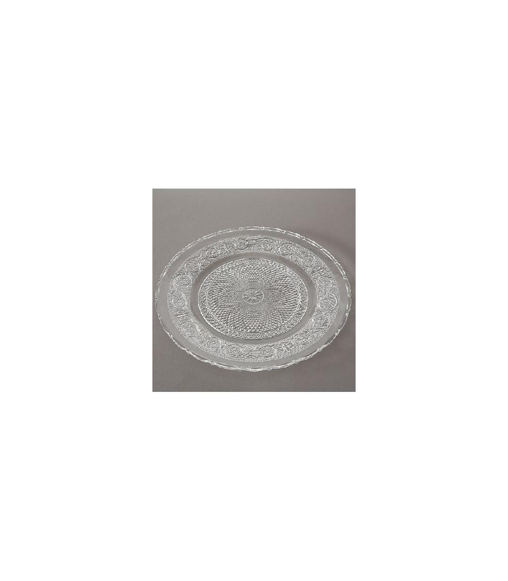 Wadiga Assiette Transparente En Verre Royale - D30cm