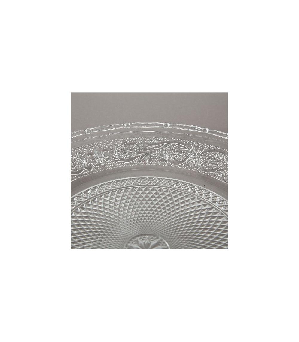 Wadiga Assiette Transparente En Verre Royale - D30cm