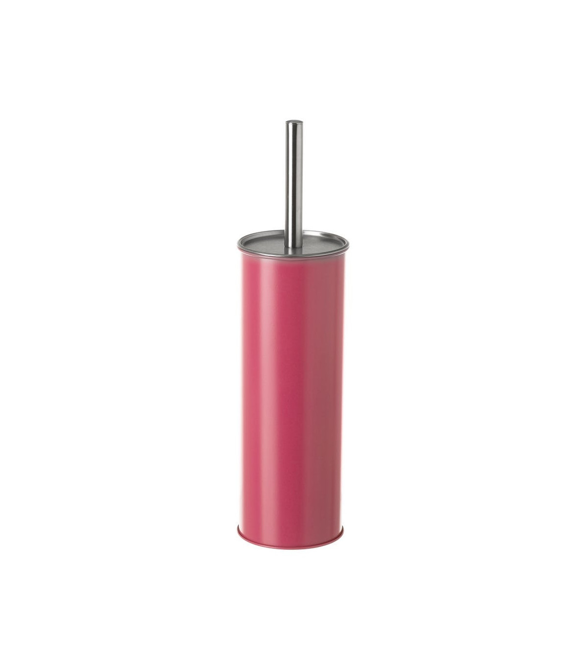 Wadiga Balai Brosse WC Métal Rose Corail