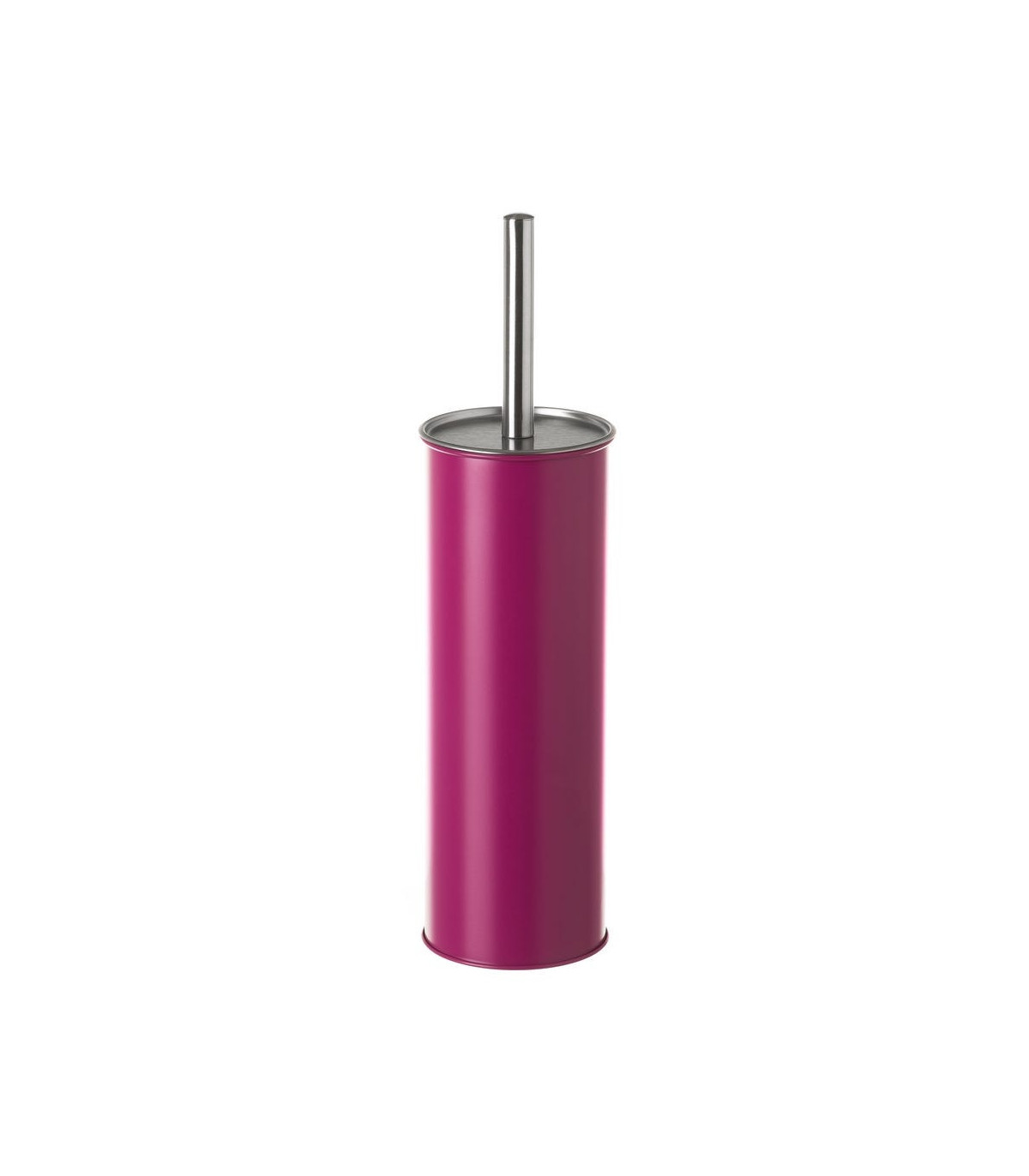 wadiga Balai brosse WC métal rouge bordeaux