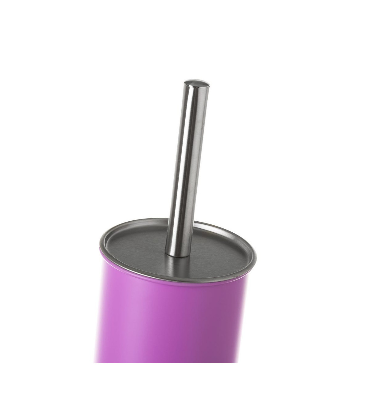 Wadiga Balai Brosse WC Métal Violet