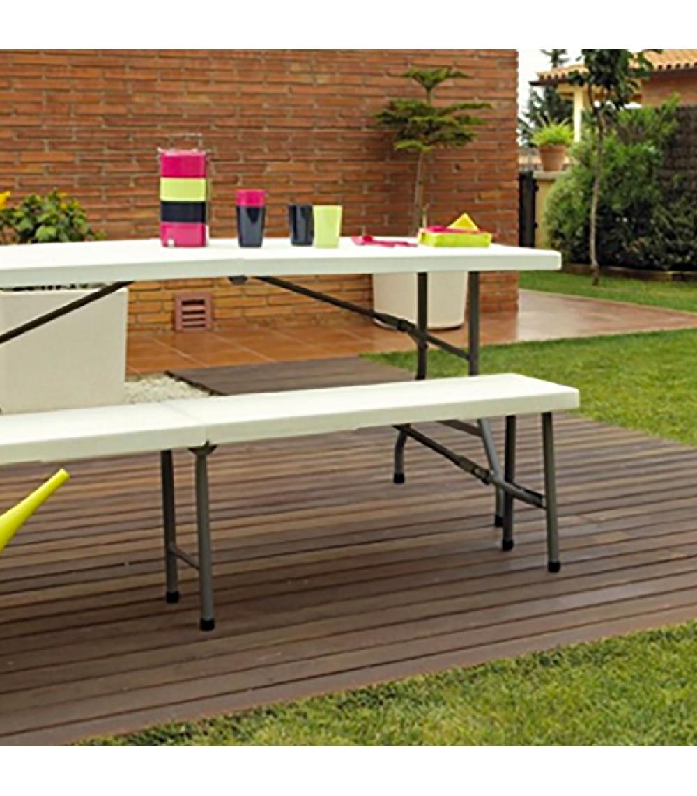 Wadiga Banc De Réception Pliable 180x29x44cm