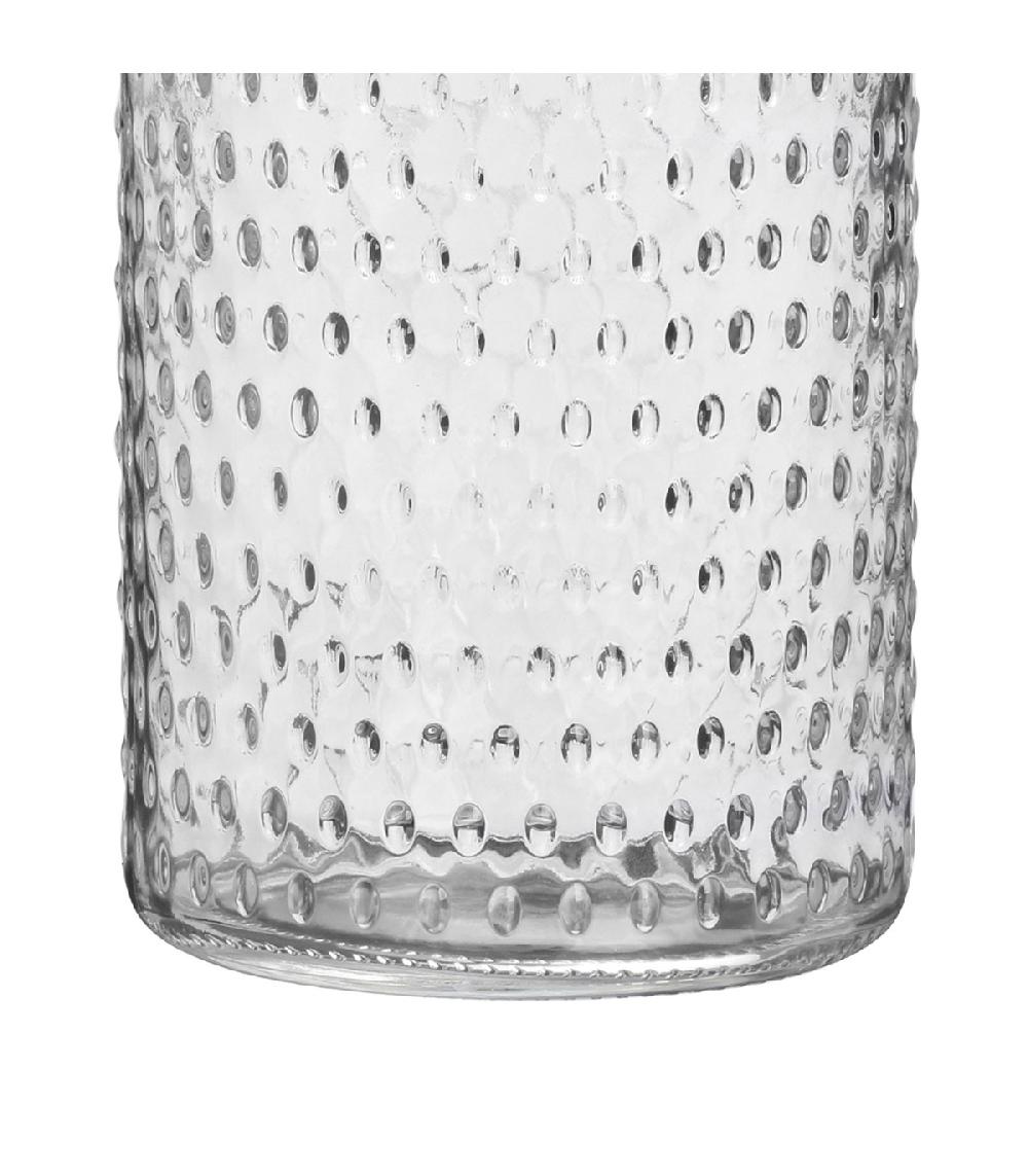 Wadiga Bocal Cuisine Verre Et Métal Doré Rose 1L