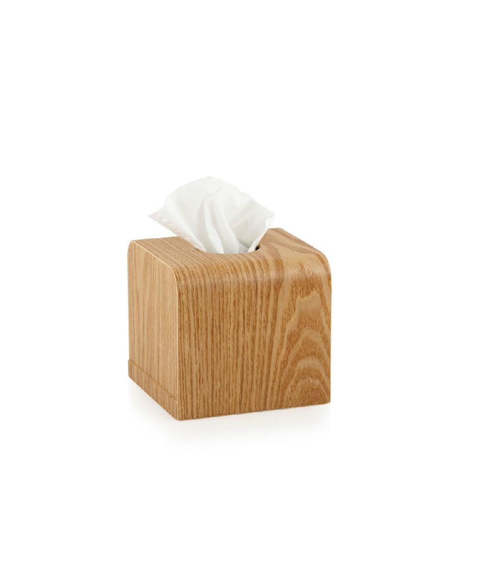 Wadiga Boîte à Mouchoirs Carrée En Bois De Saule