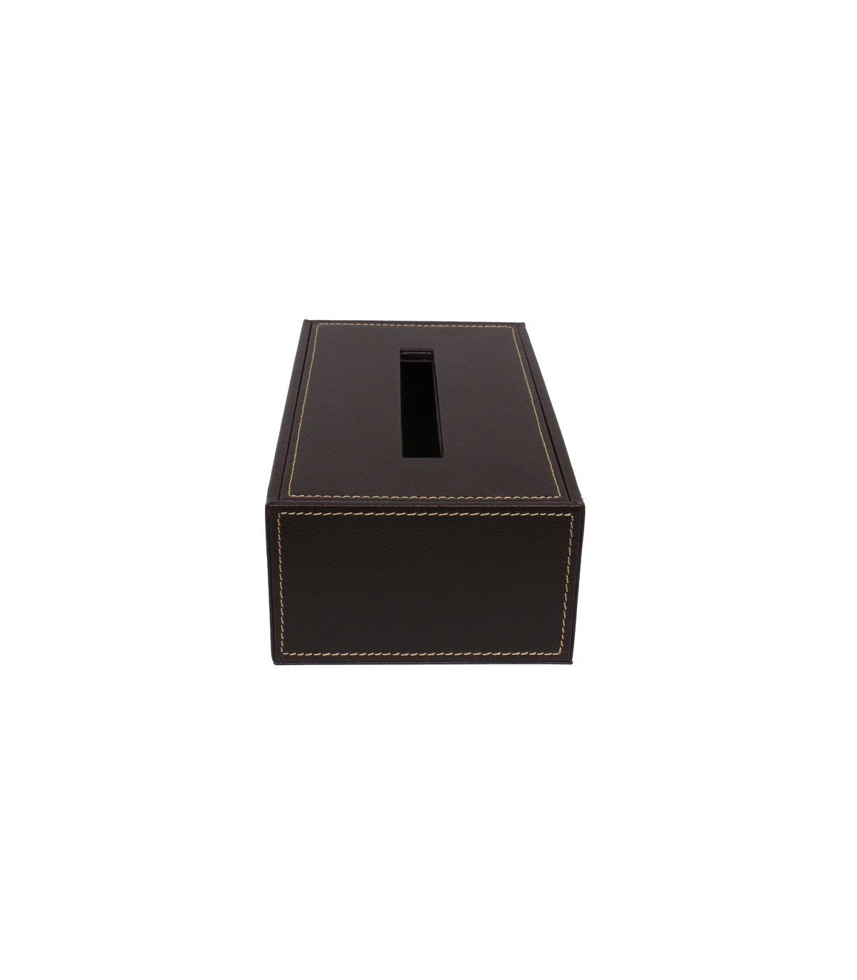 Wadiga Boîte à Mouchoirs Design Similicuir Marron