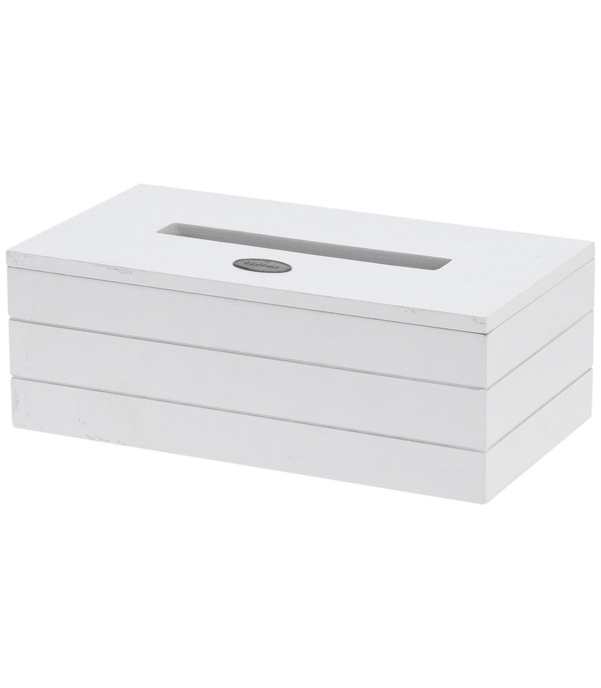 wadiga Boîte à mouchoirs en bois blanc