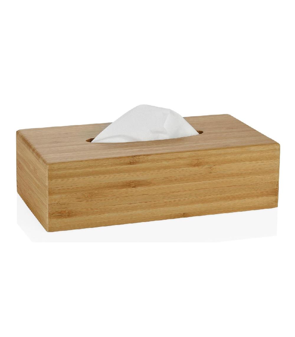 wadiga Boîte à Mouchoirs Rectangulaire Bambou