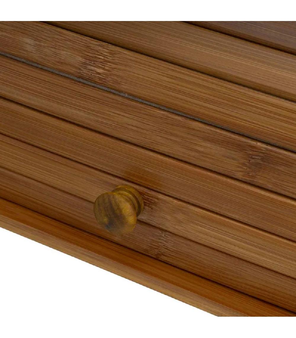 Wadiga Boîte à Pain En Bambou 40x27x17cm