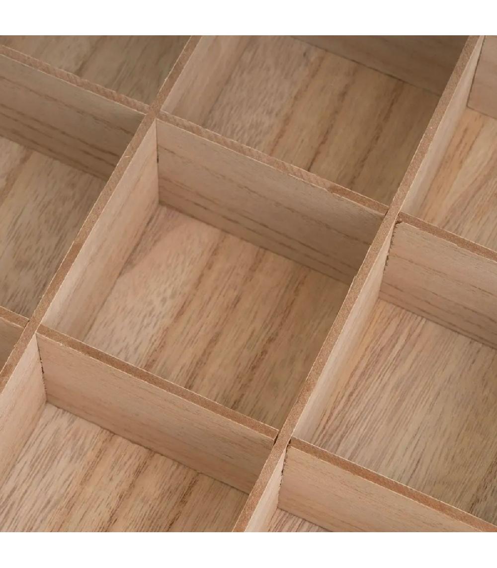 Wadiga Boîte à Thé 9 Compartiments 24x24x7cm