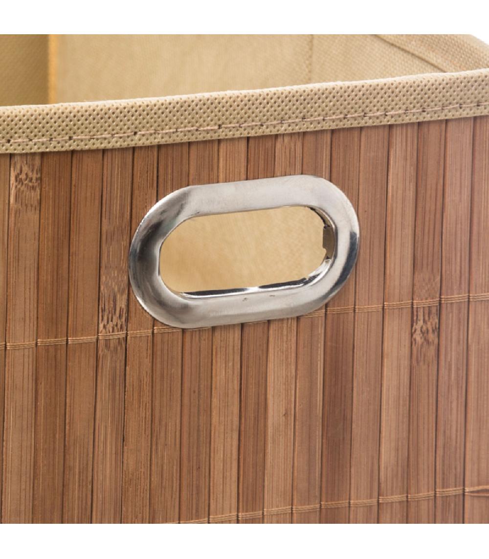 Wadiga Boîte De Rangement Bambou - 15x14x31cm