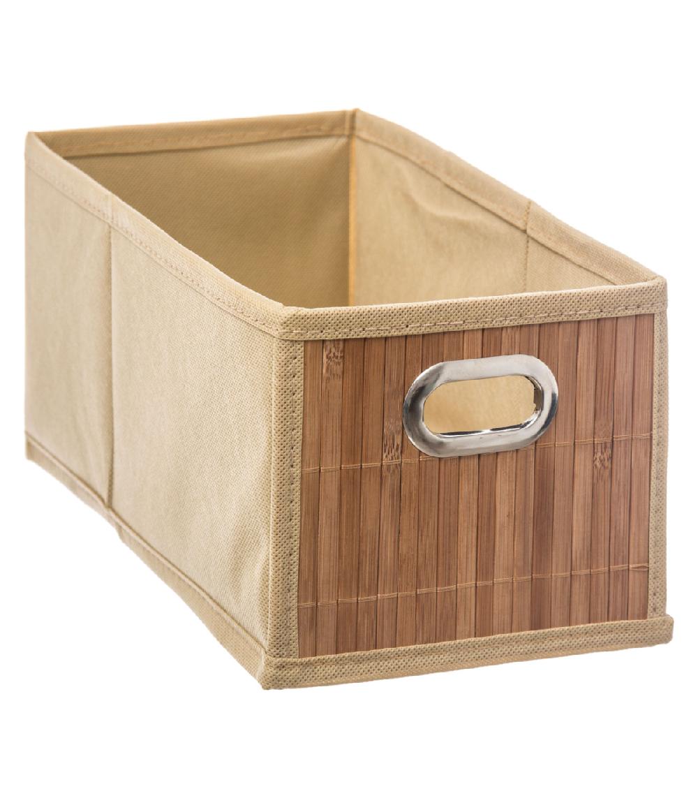 wadiga Boîte de rangement bambou - 15x14x31cm