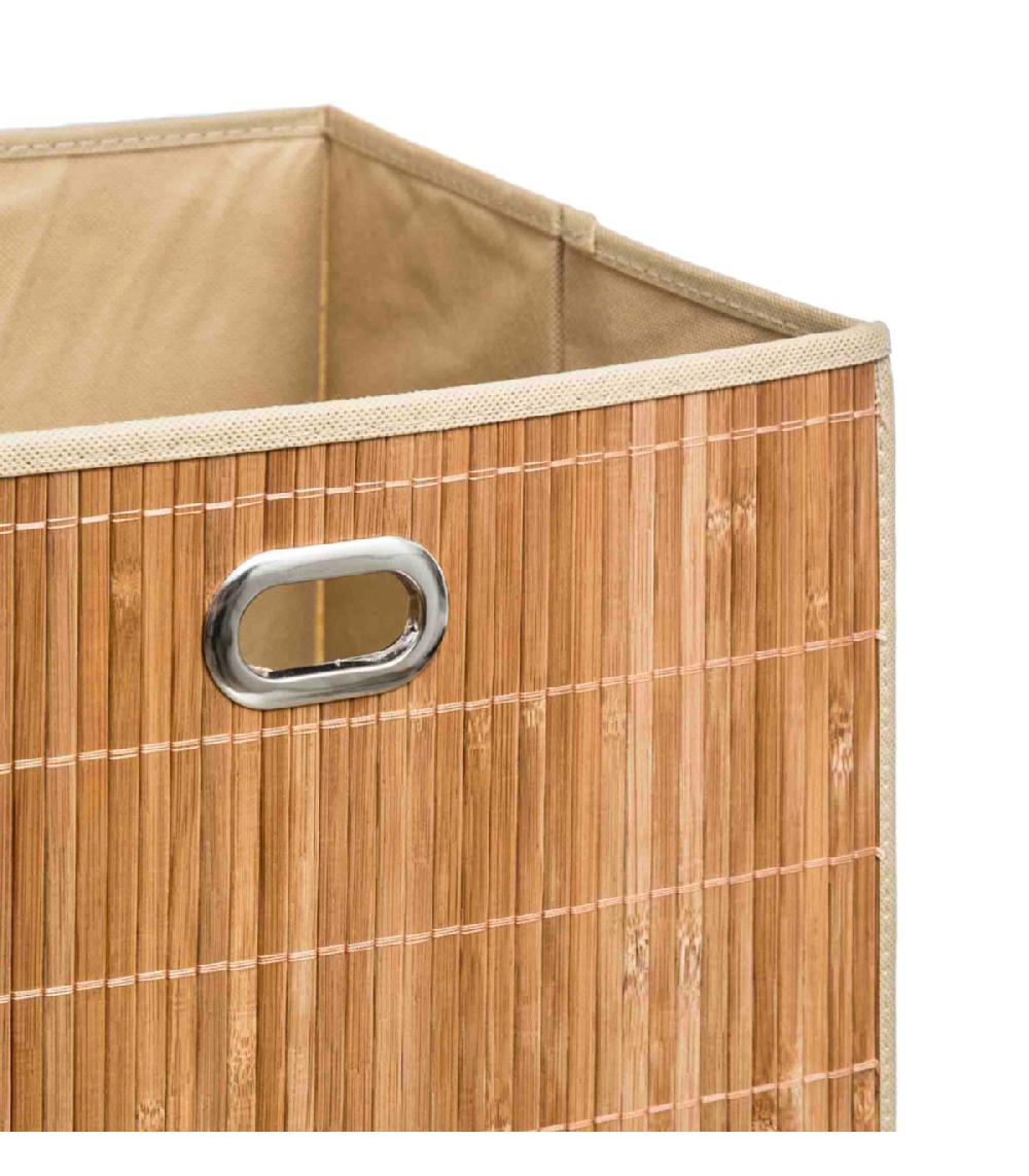 Wadiga Boîte De Rangement Bambou - 31x31x31cm