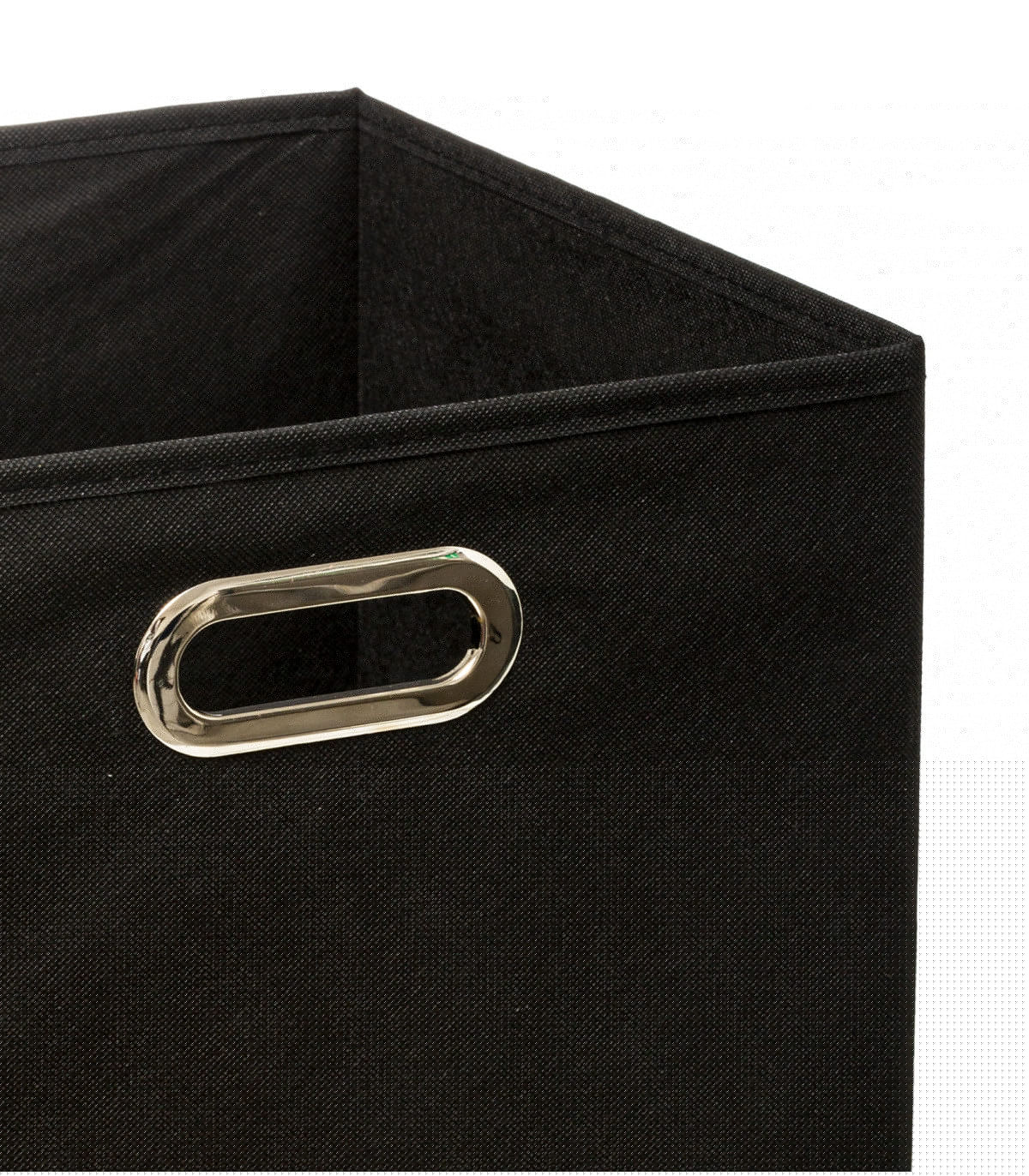 Wadiga Boîte De Rangement En Tissu Noir - 31x31x31cm