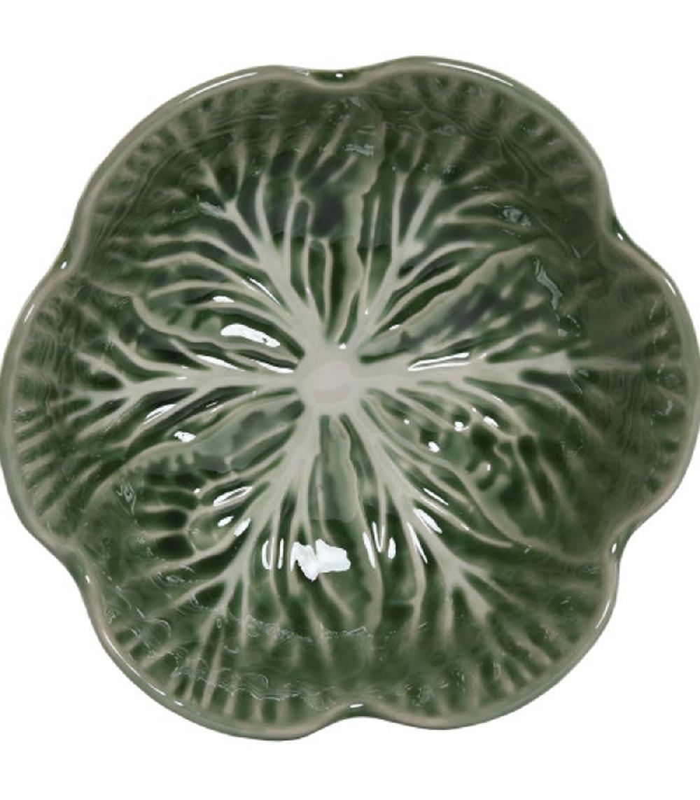 Wadiga Bol En Grès Chou Vert 15x15x5cm