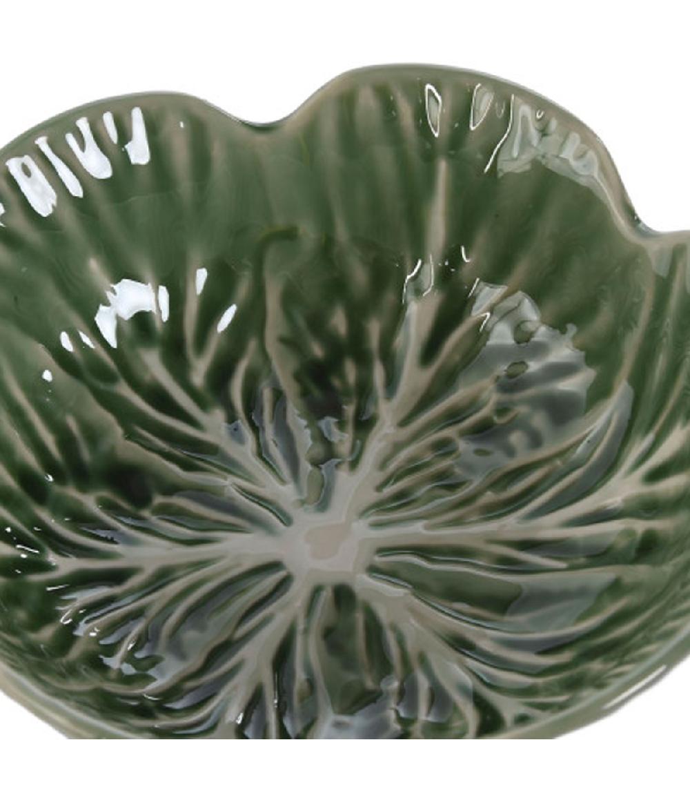 Wadiga Bol En Grès Chou Vert 15x15x5cm