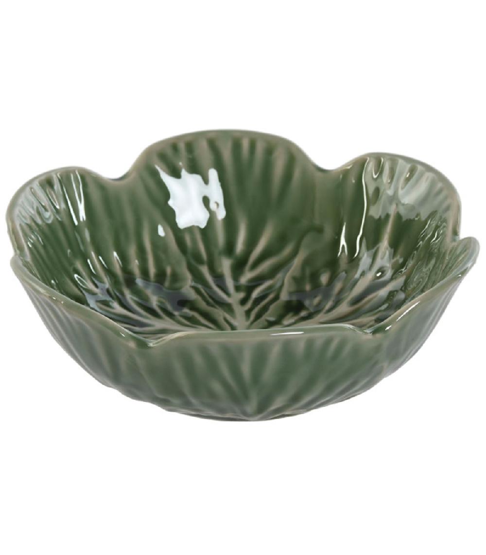 wadiga Bol en grès chou vert 15x15x5cm