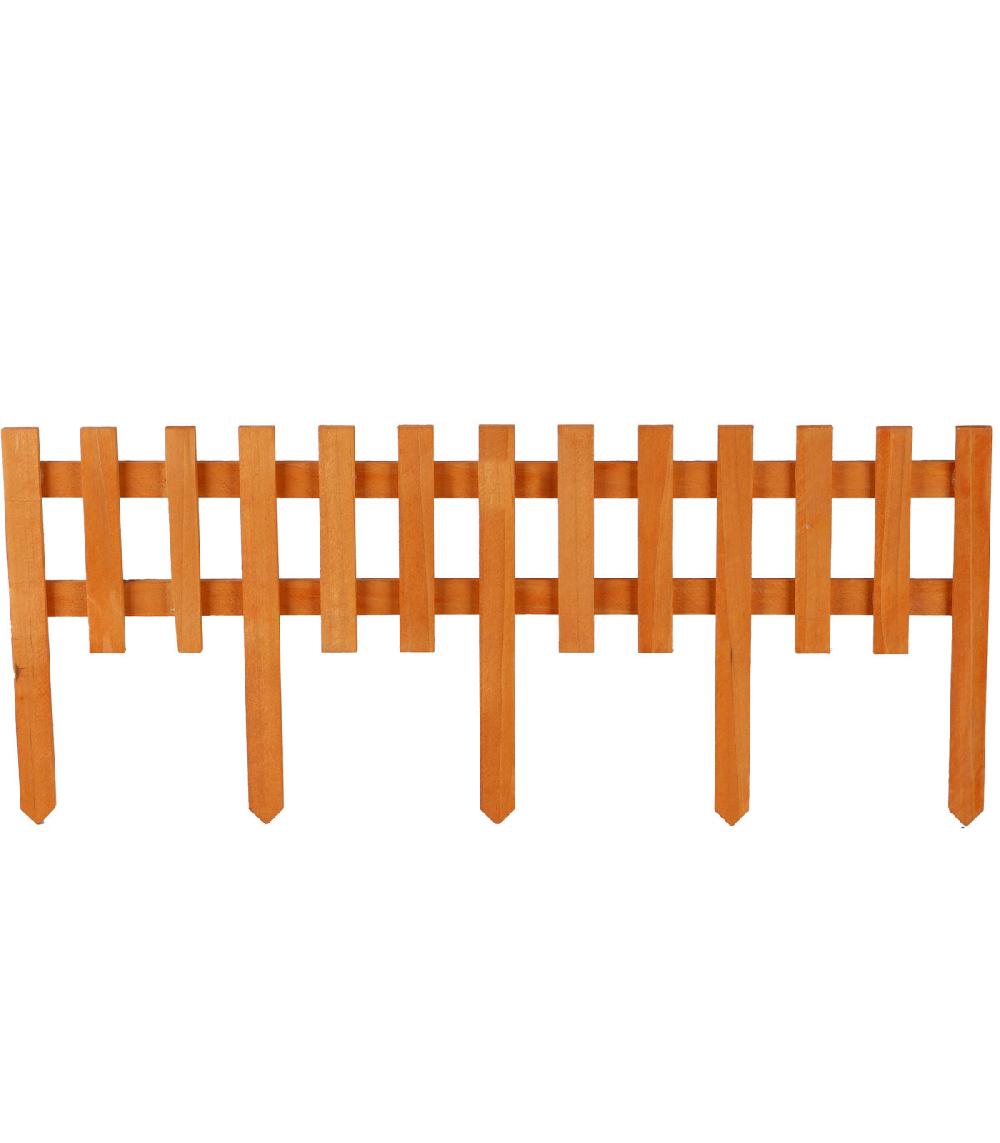 wadiga Bordure de jardin en bois naturel 60x25cm