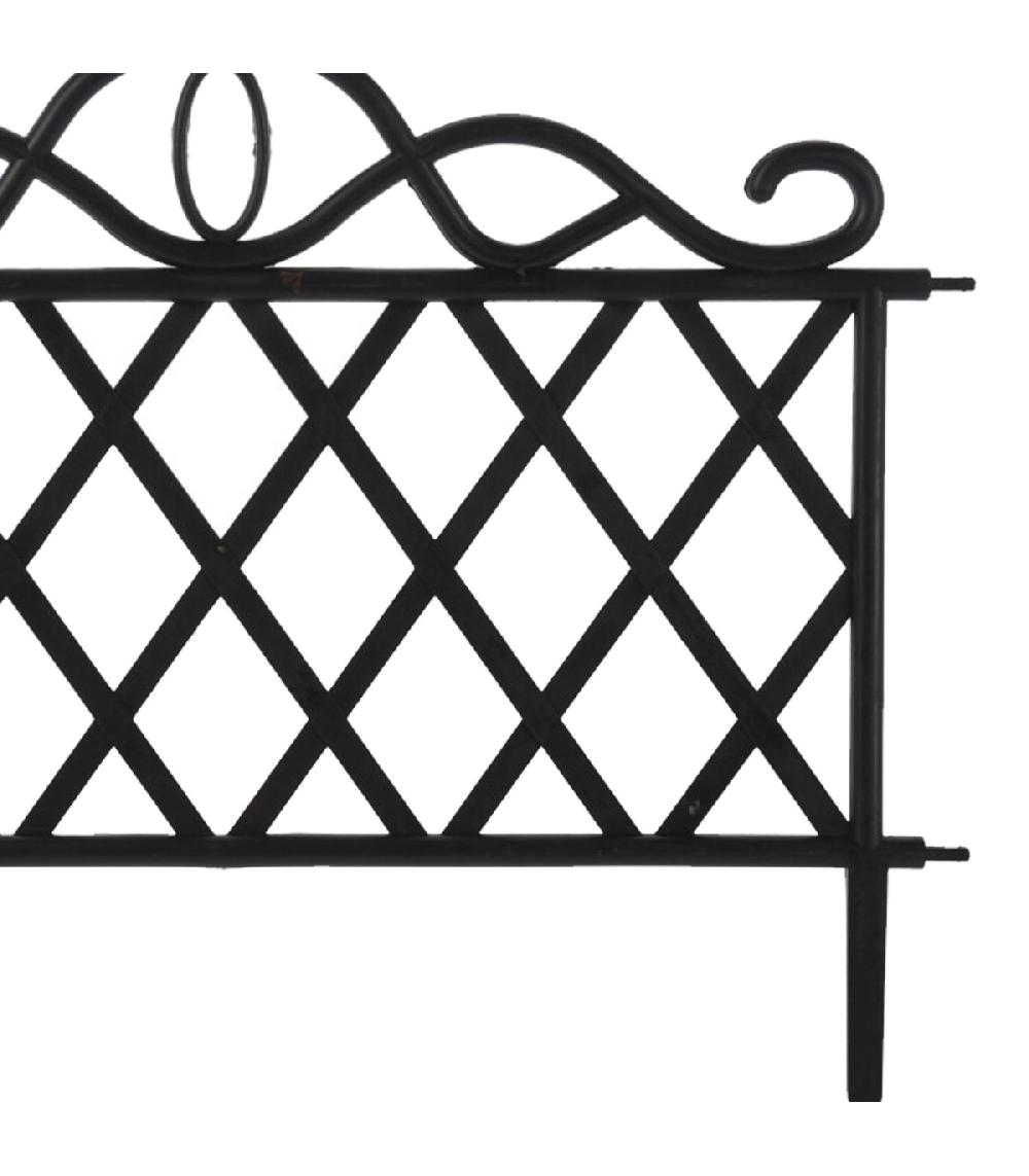 Wadiga Bordure De Jardin Noir - Set De 5