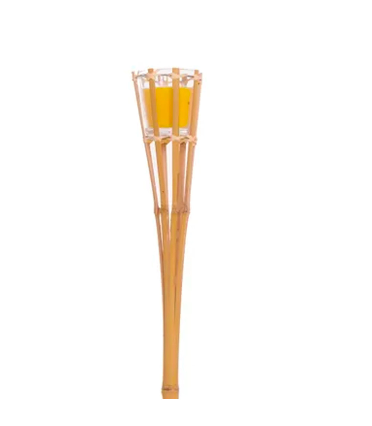Wadiga Bougie Citronnelle Torche Bambou 76cm