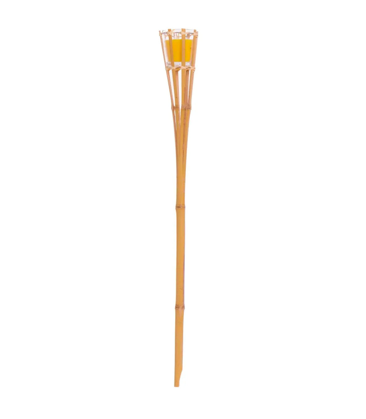 wadiga Bougie citronnelle torche bambou 76cm