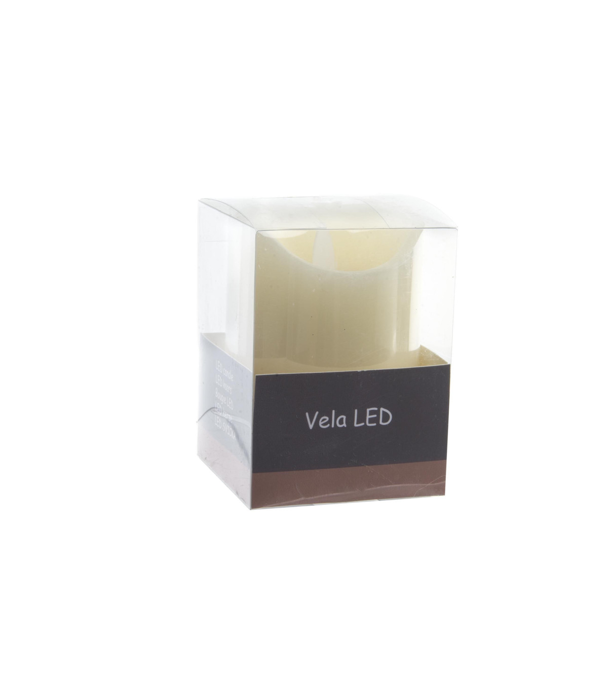 Wadiga Bougie LED Ivoire - 7.5x15cm