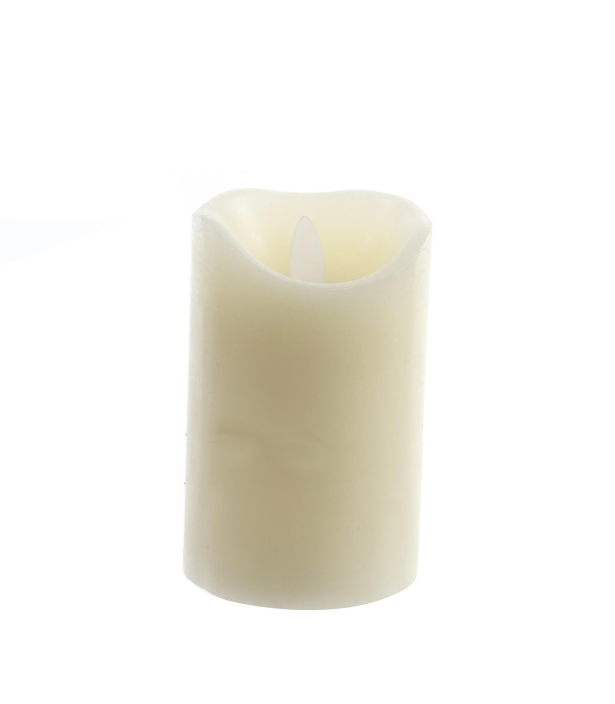 wadiga Bougie LED Ivoire - 7.5x15cm