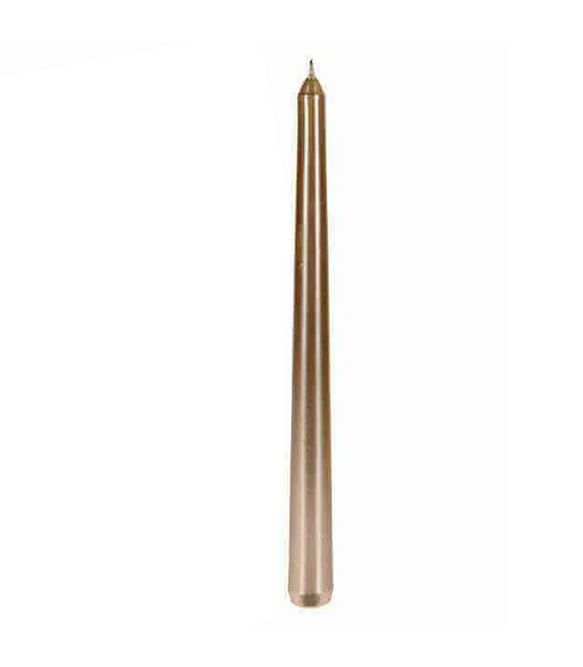 wadiga Bougie longue de Noël dorée 25cm à l'unité