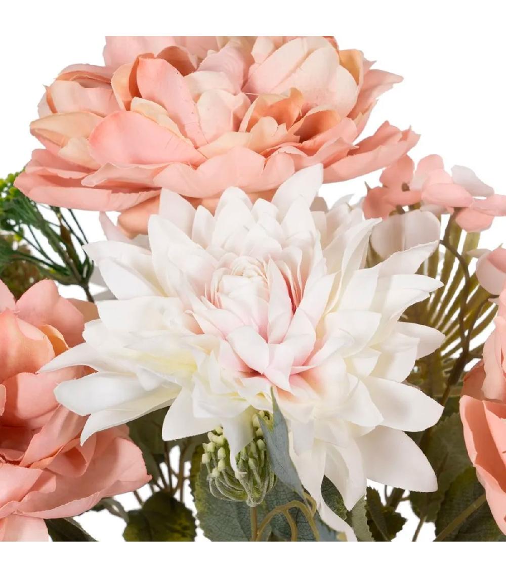 Wadiga Bouquet De Fleurs Roses En Tissu