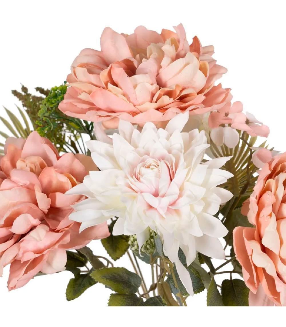 Wadiga Bouquet De Fleurs Roses En Tissu