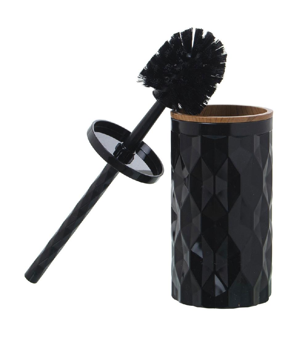 Wadiga Brosse WC Acrylique Origami Noir