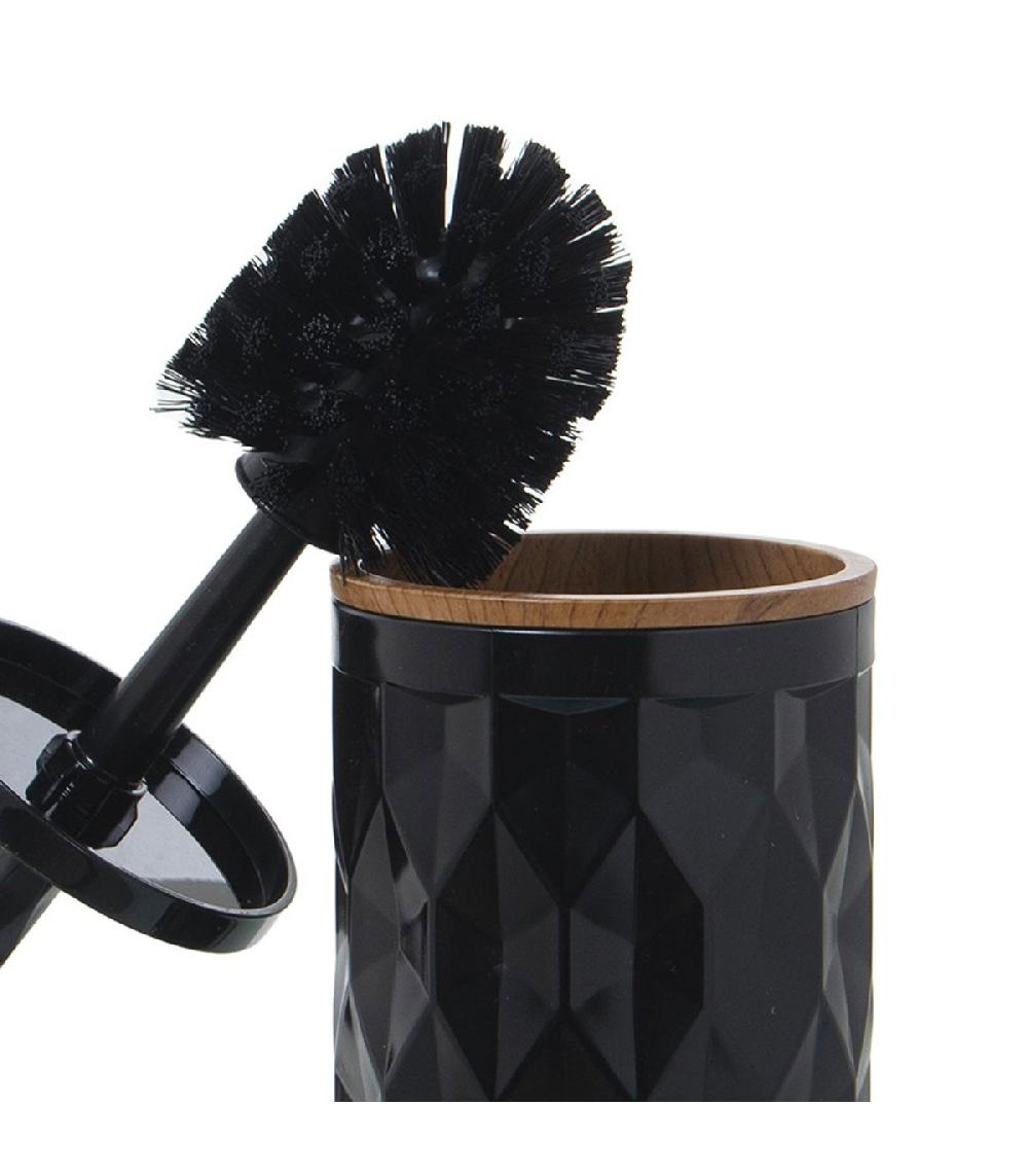 Wadiga Brosse WC Acrylique Origami Noir