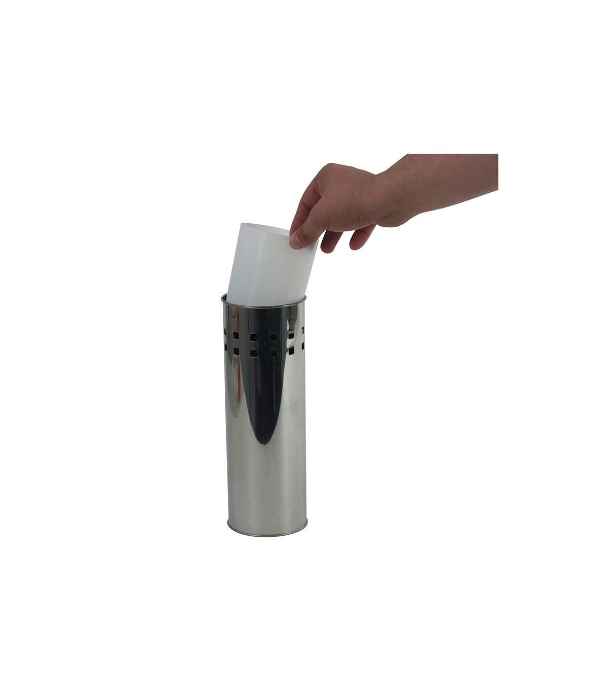 Wadiga Brosse WC Argentée Bodo