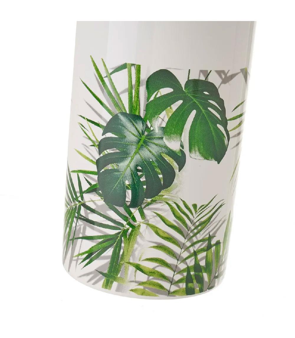 Wadiga Brosse WC Céramique Feuillage Vert