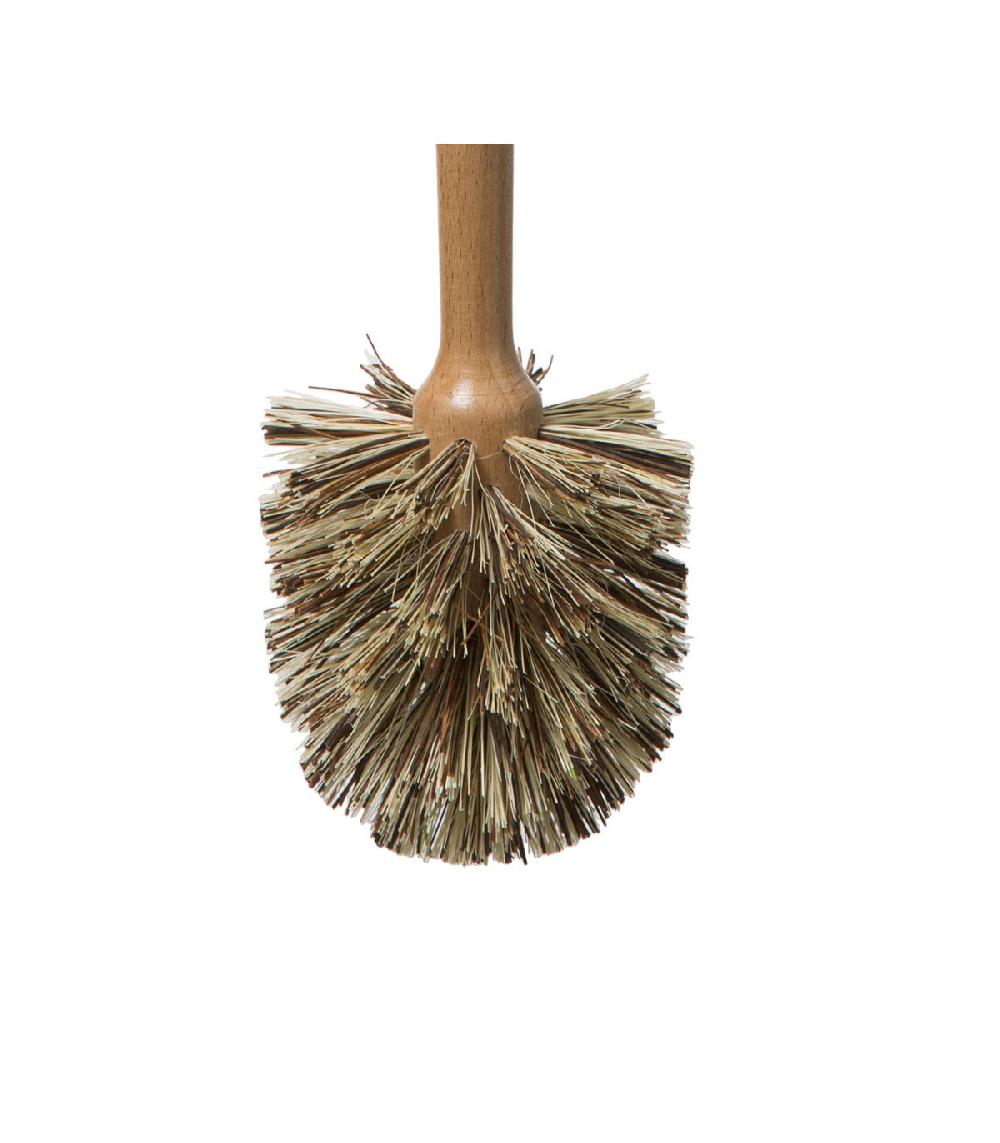 Wadiga Brosse WC De Rechange En Bois - 8x8x36.5cm