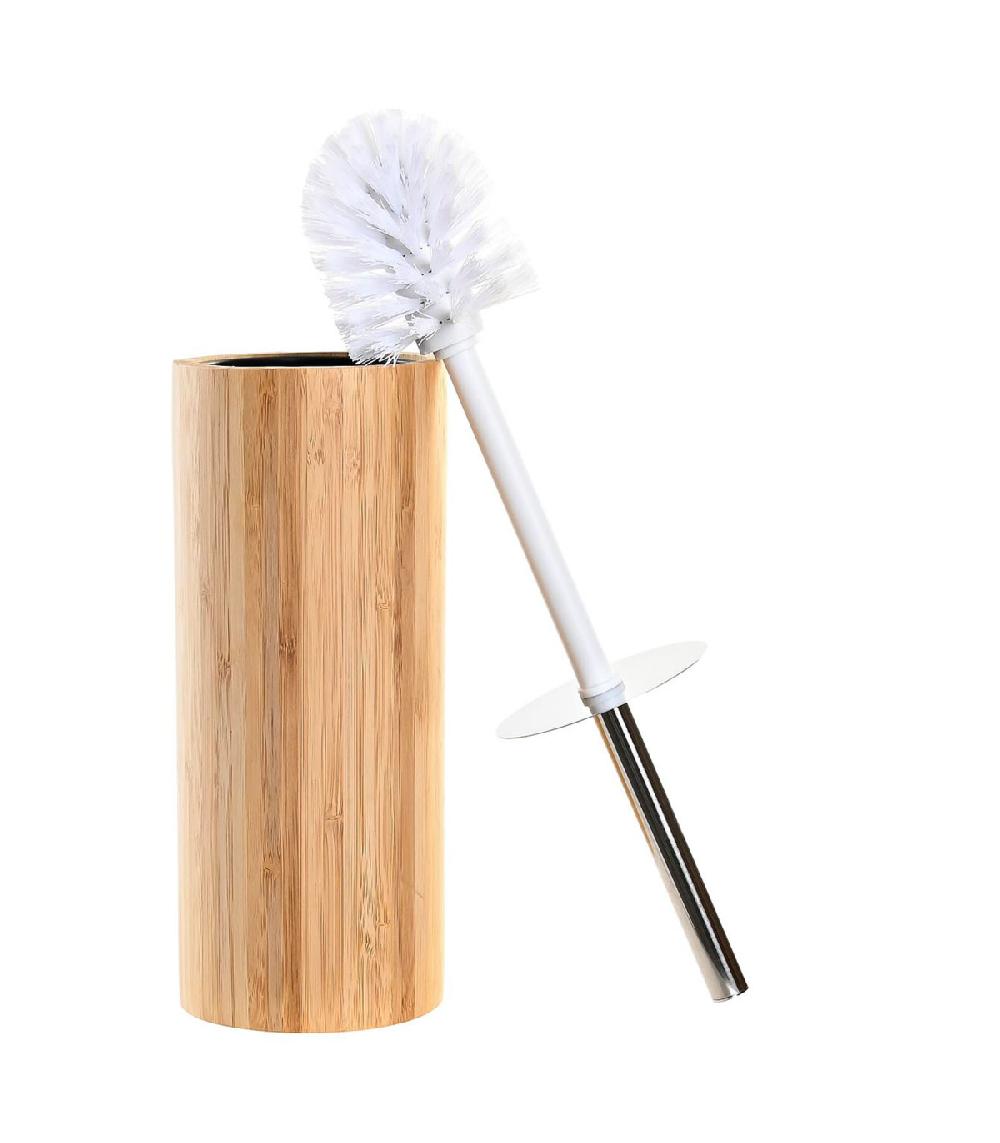 Wadiga Brosse WC Ronde Bambou 10x10x36.8cm