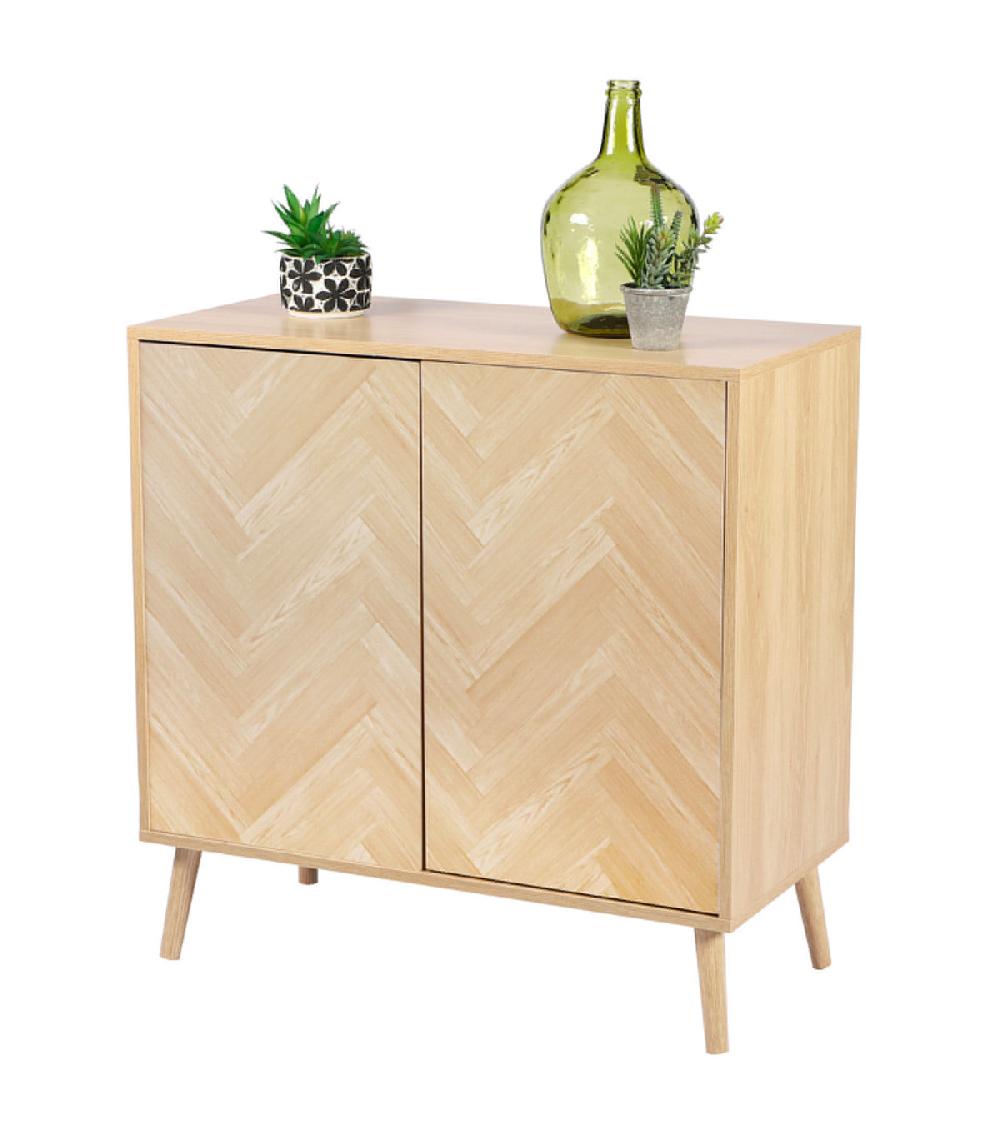 Wadiga Buffet 2 Portes Bois 80x40x81cm