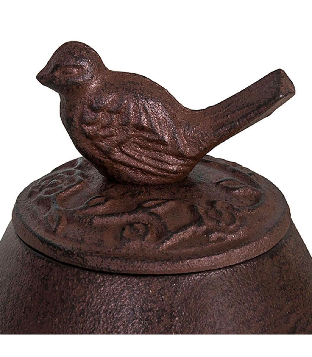 Wadiga Cache Clé En Fonte Oiseau 10x10x9cm