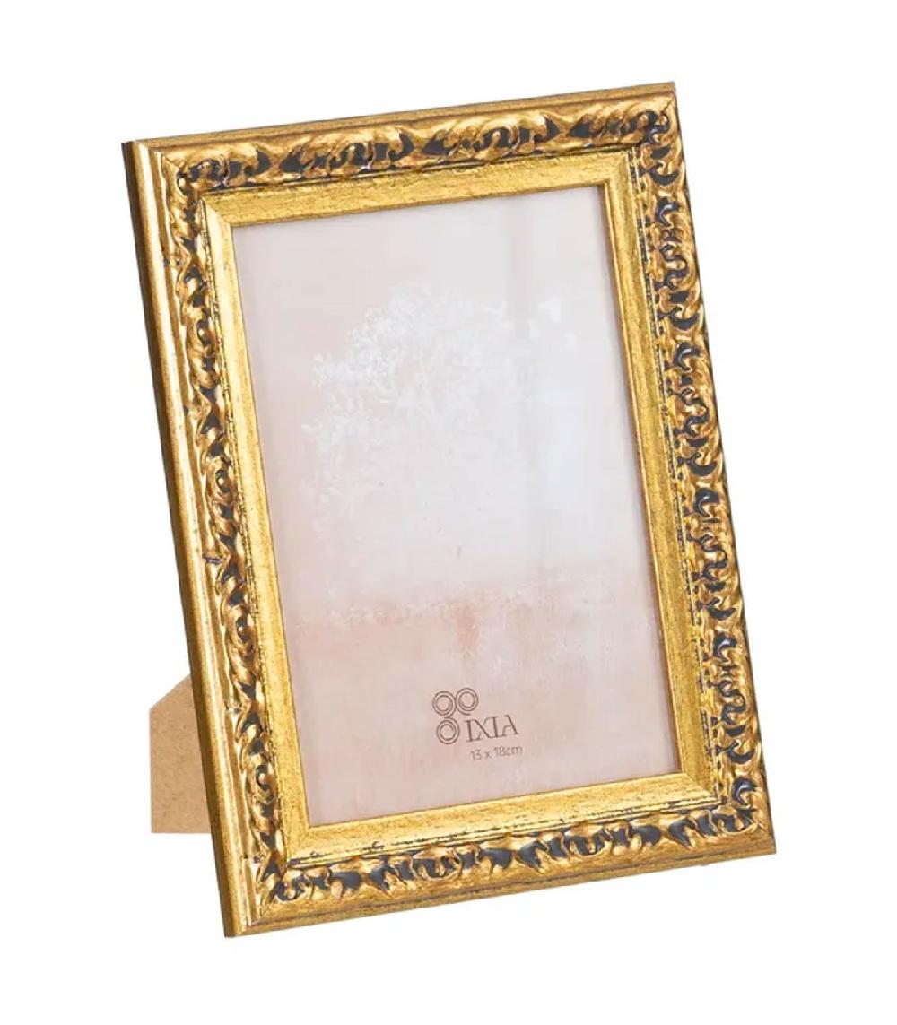 wadiga Cadre photo à poser doré 18x1.5x23cm