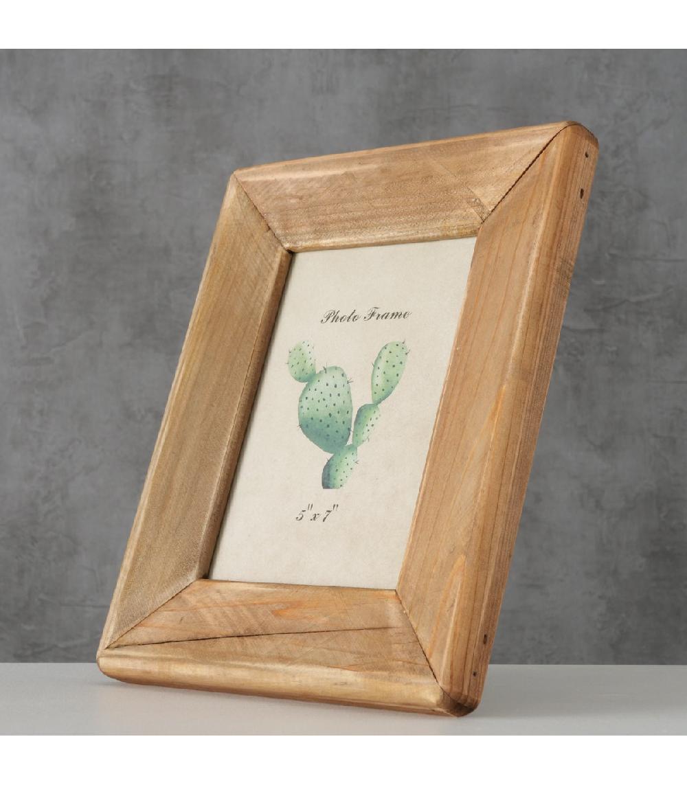 Wadiga Cadre Photo En Bois Recyclé - 21x2x26cm
