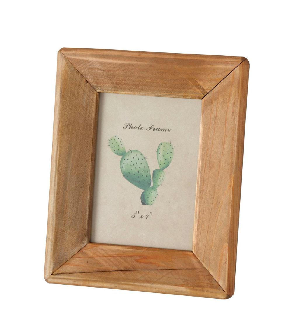 wadiga Cadre photo en bois recyclé - 21x2x26cm