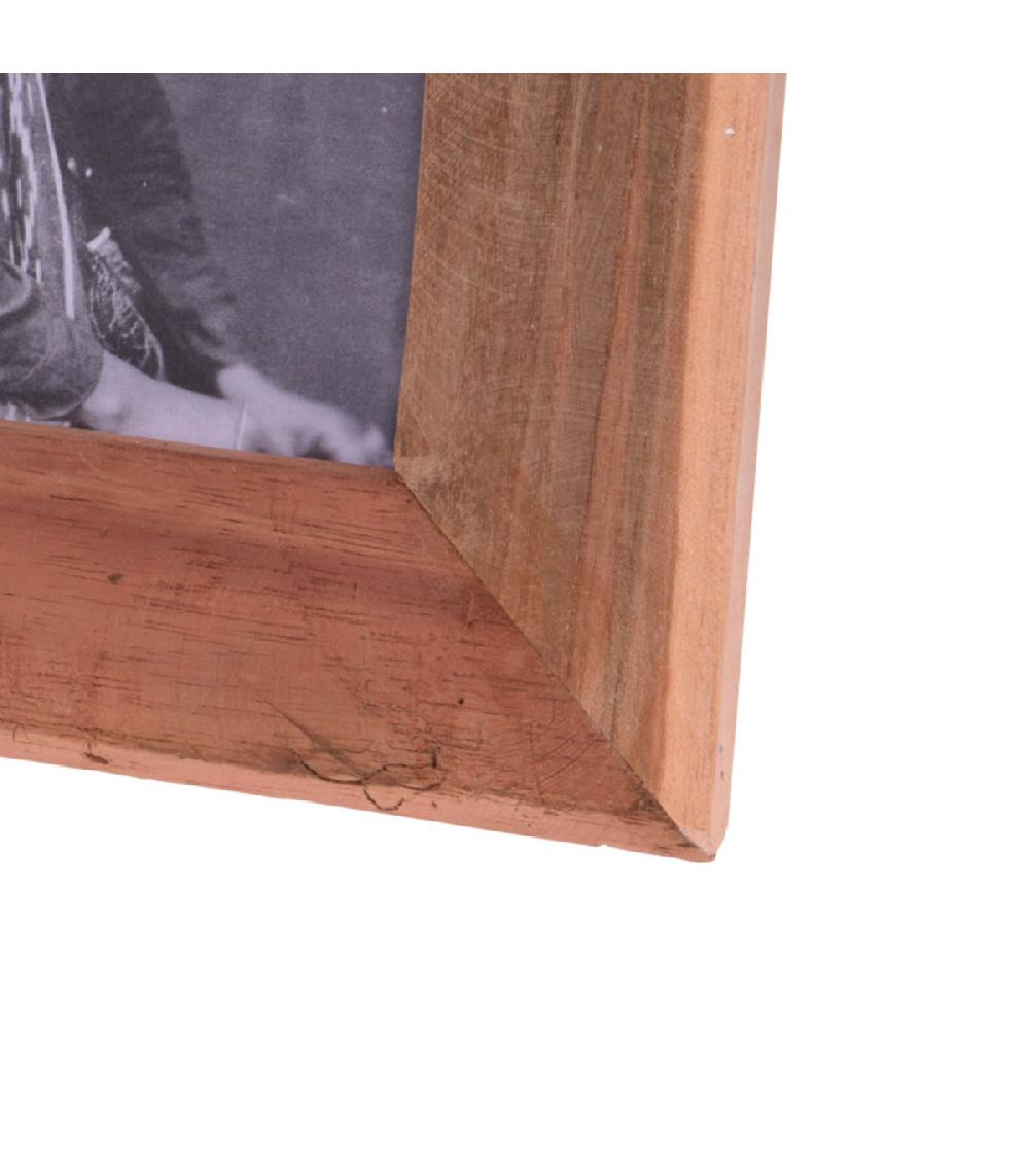 Wadiga Cadre Photo En Bois Recyclé - 37x32.5x2.5cm
