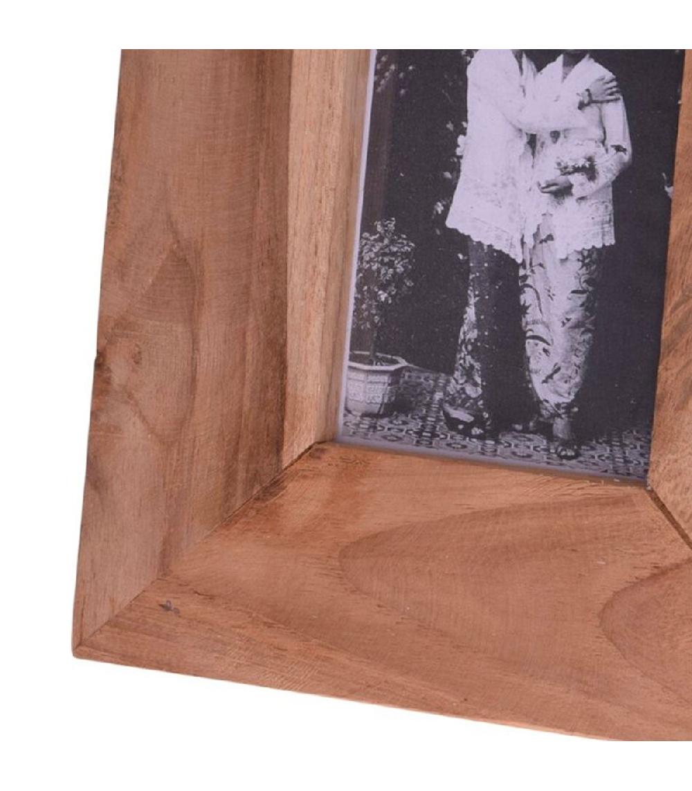 Wadiga Cadre Photo En Teck 27.5x22x4cm