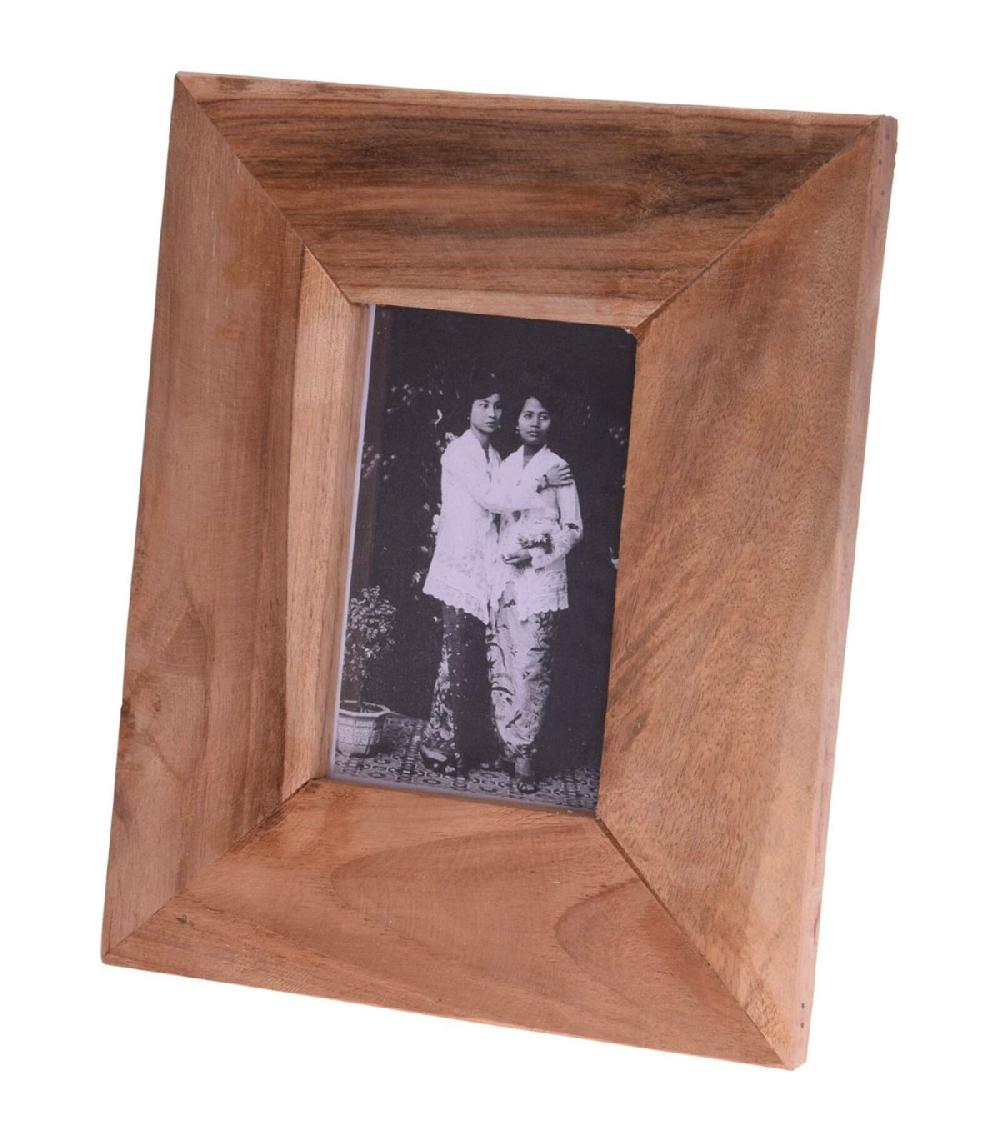 wadiga Cadre photo en teck 27.5x22x4cm