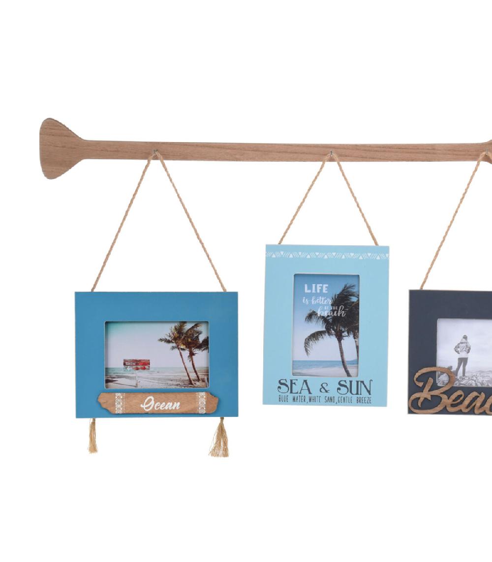 Wadiga Cadre Photo Multiple Rame - Longueur 96cm